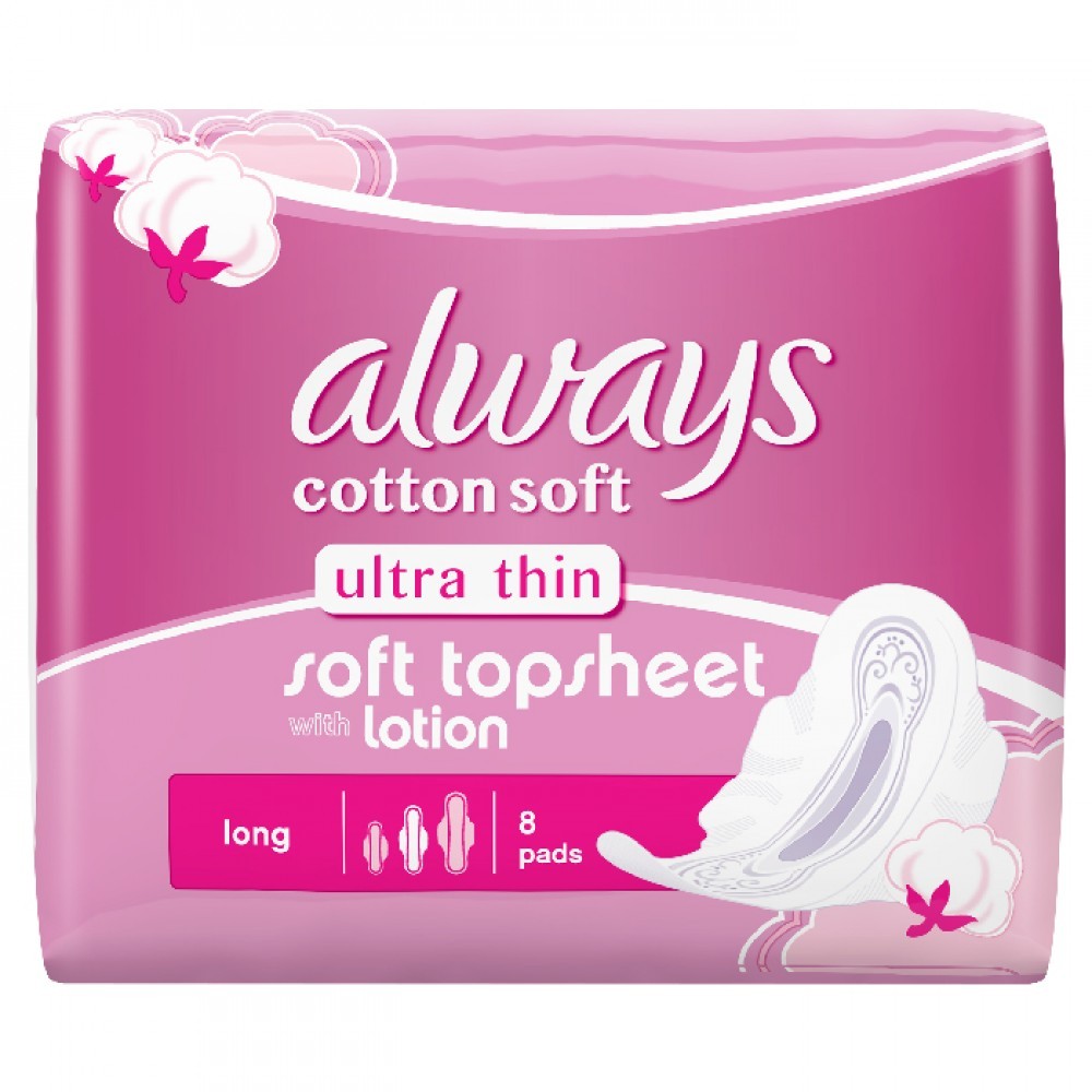 Buy Always Cotton Soft Ultra 8pcs Online Same Day Delivery grocerapp.pk