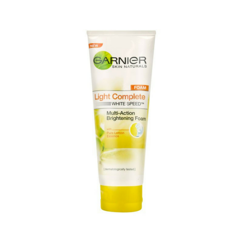 facial foam garnier lemon