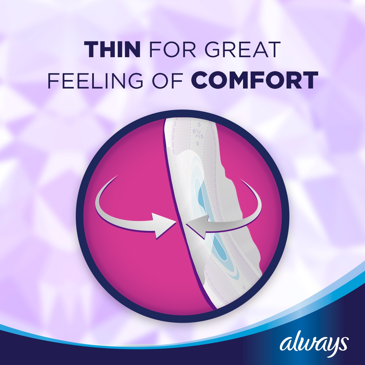 Buy Always Diamonds Ultra Thin Sanitary Pads, Long, Value Pack At Best