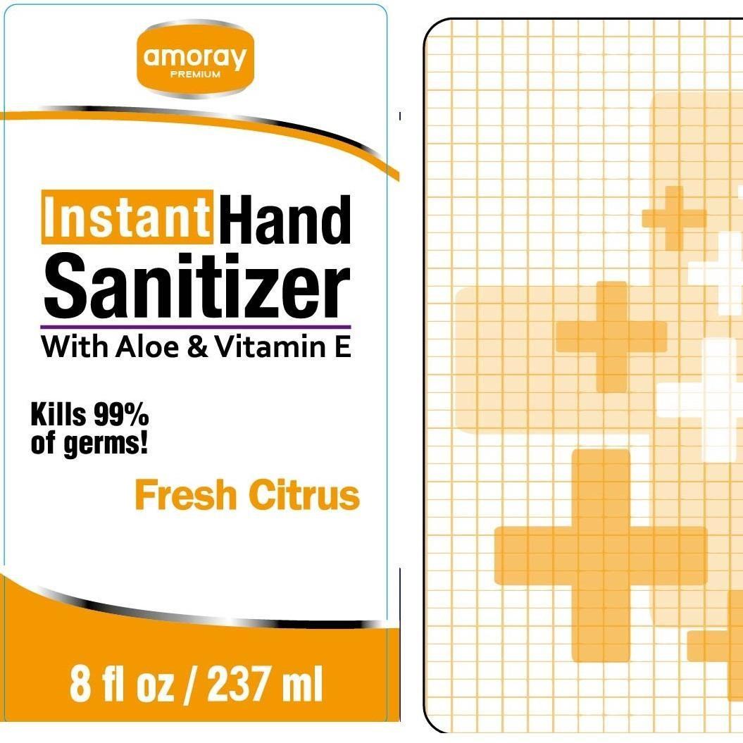 Buy Amoray Fresh Citrus Instant Hand Sanitizer With Aloe & Vitamin E At Best Price GrocerApp