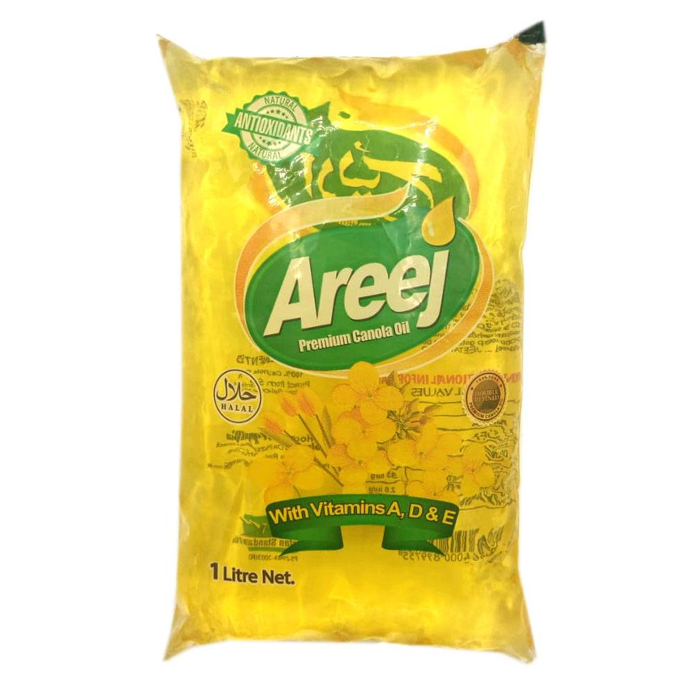 Buy Areej Canola Oil 1 Litre Pouch At Best Price GrocerApp