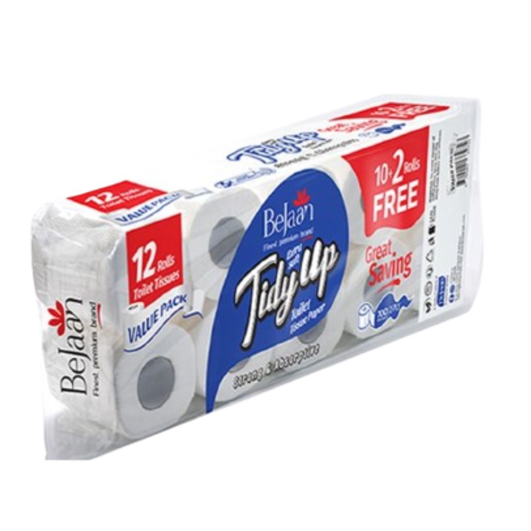 Bejaan Tidy Up Toilet Tissue - 10+2 Rolls