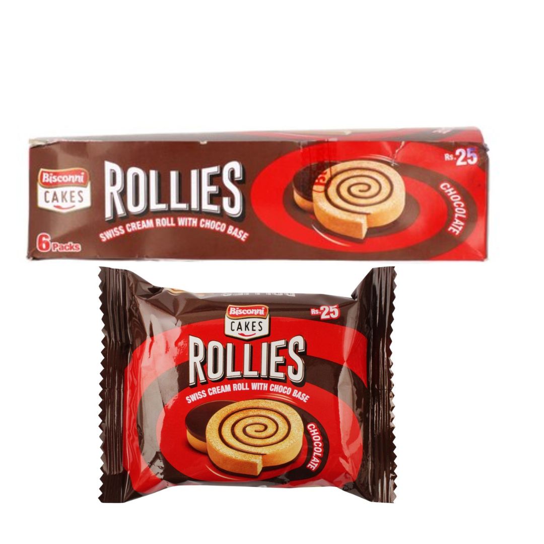 Bisconni Rollies Swis Cream Roll With Choco Base