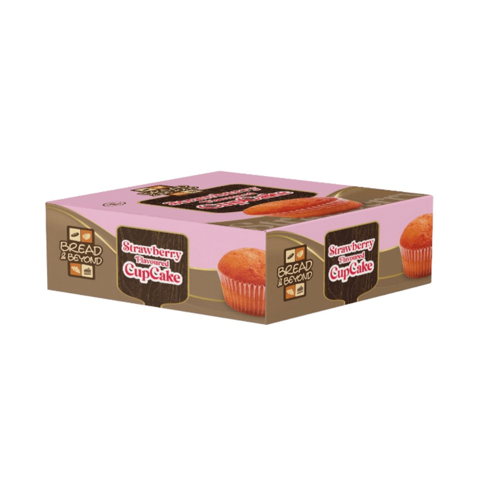Bread & Beyond Strawberry CupCake 6 Pcs Box