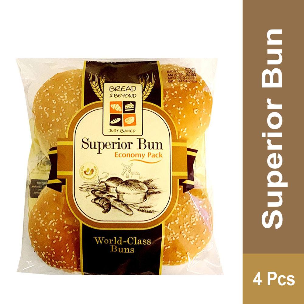 Buy Bread & Beyond Superior Bun Economy Pack (1*4) At Best Price