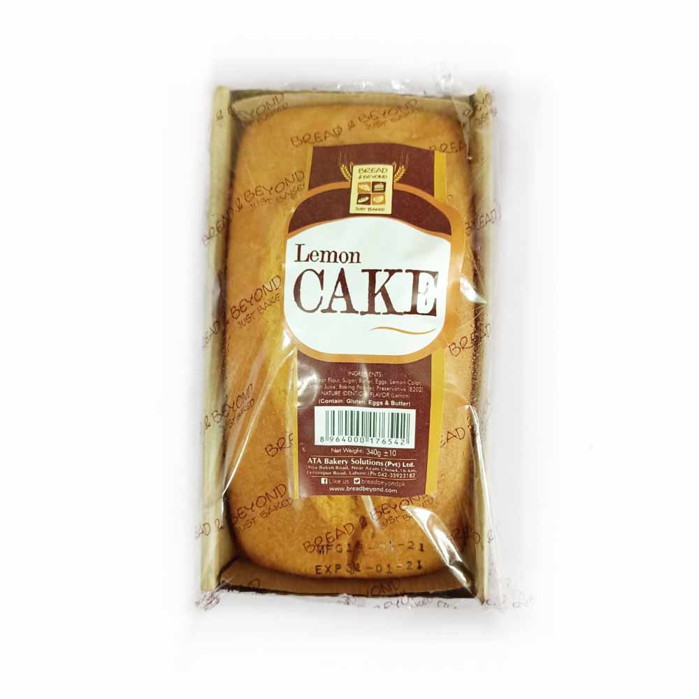 Buy BREAD&BEYOND LEMON CAKE 340GM At Best Price GrocerApp