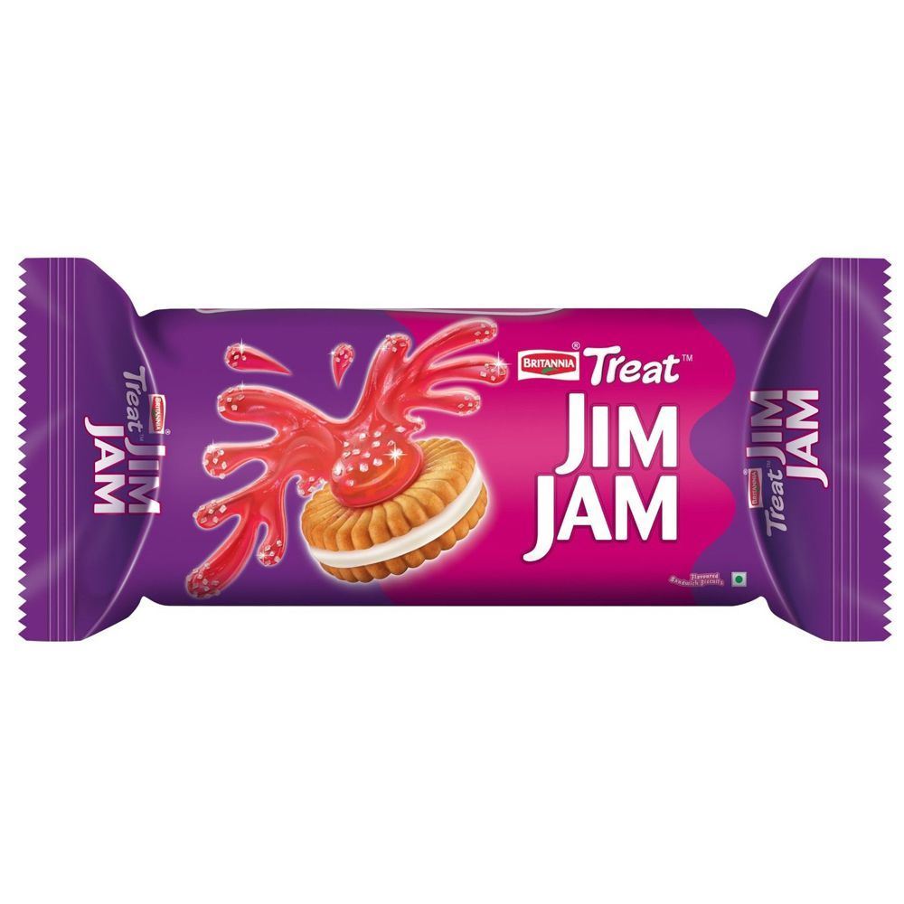 Buy Britannia Jim Jam Cream Biscuits At Best Price GrocerApp
