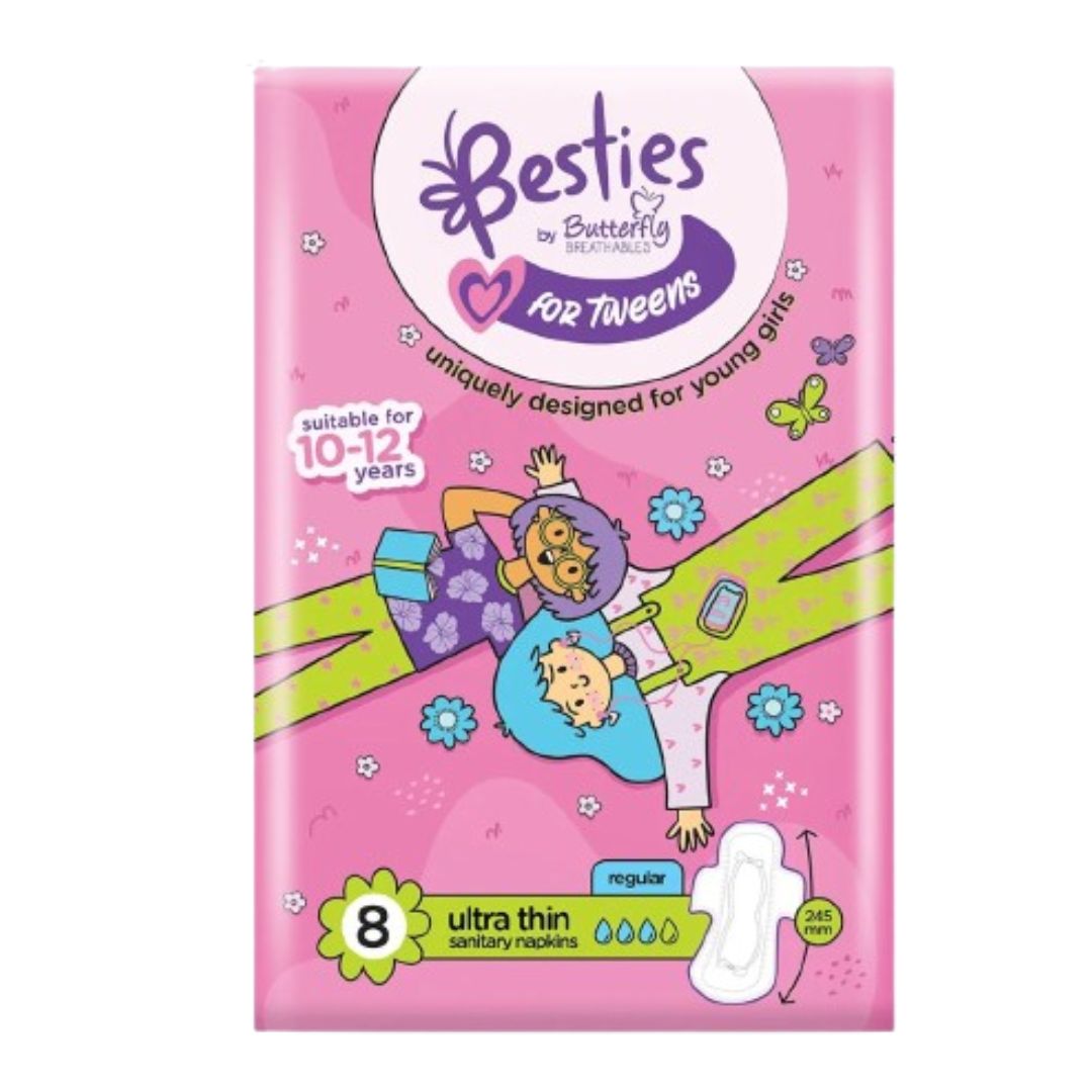 Buy Butterfly Tweens Sanitary Pads At Best Price GrocerApp