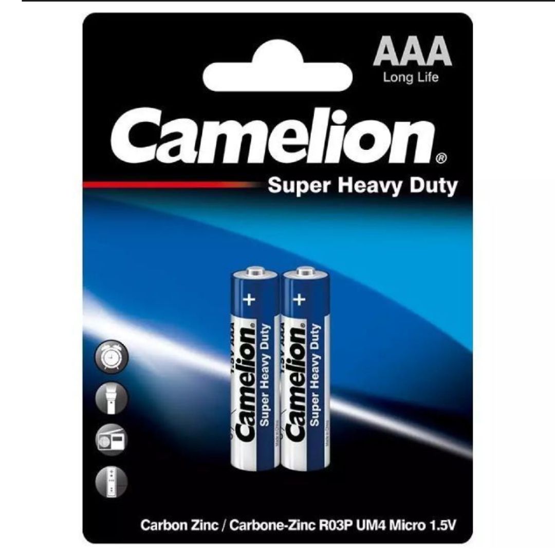 CAMELION HEAVY DUTY AAA 1.5V Cart of 2