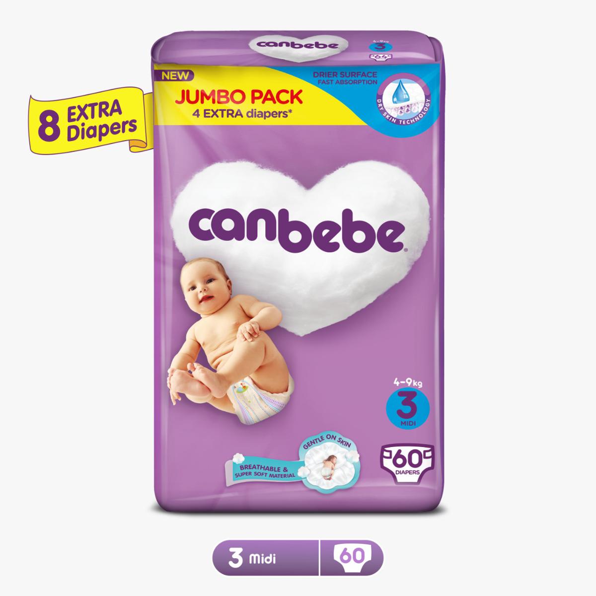 Buy Canbebe Diapers Size 3 (49kg) At Best Price GrocerApp
