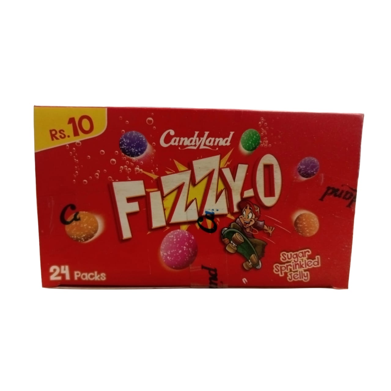 Candy Land Fizzy-O Sugar Sprinkled Jelly RS.10 (1X24)