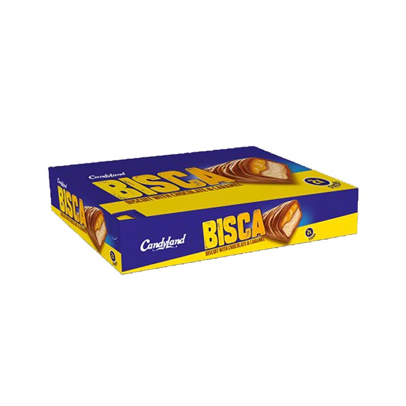 CandyLand Bisca Chocolate Enrobbed Biscuit Rs.20 (1x12)