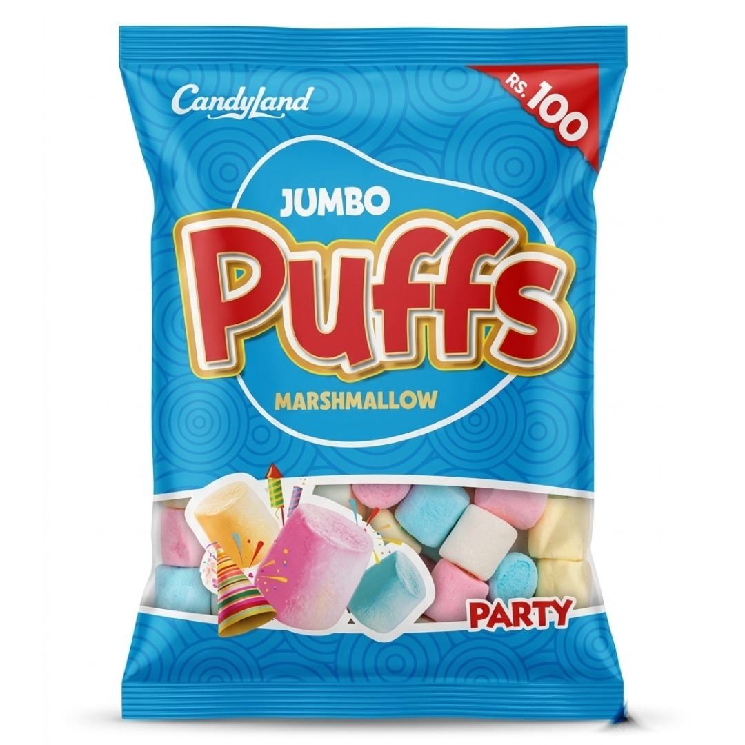 CandyLand Jumbo Puffs Marshmallow (Rs.100)