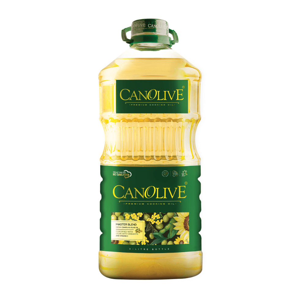 Canolive Canola Oil Bottle (3 Ltr)