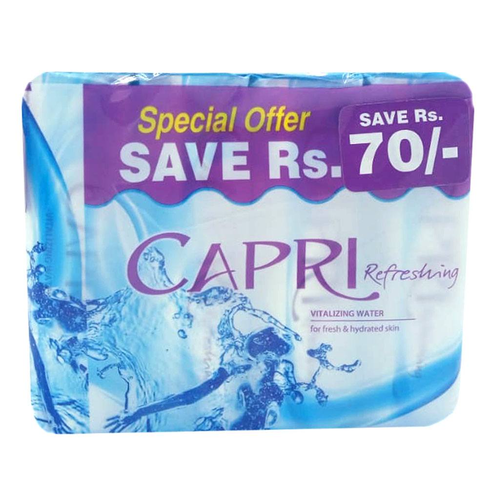 Buy Capri Soap Blue Family Bundle 4 in 1 Save Rs.70 At Best Price