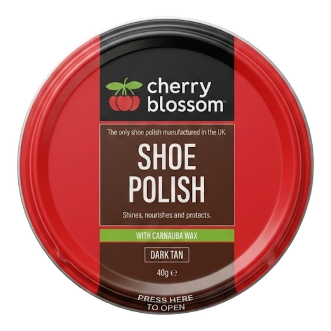 Cherry Blossom Shoe Polish Dark Tan