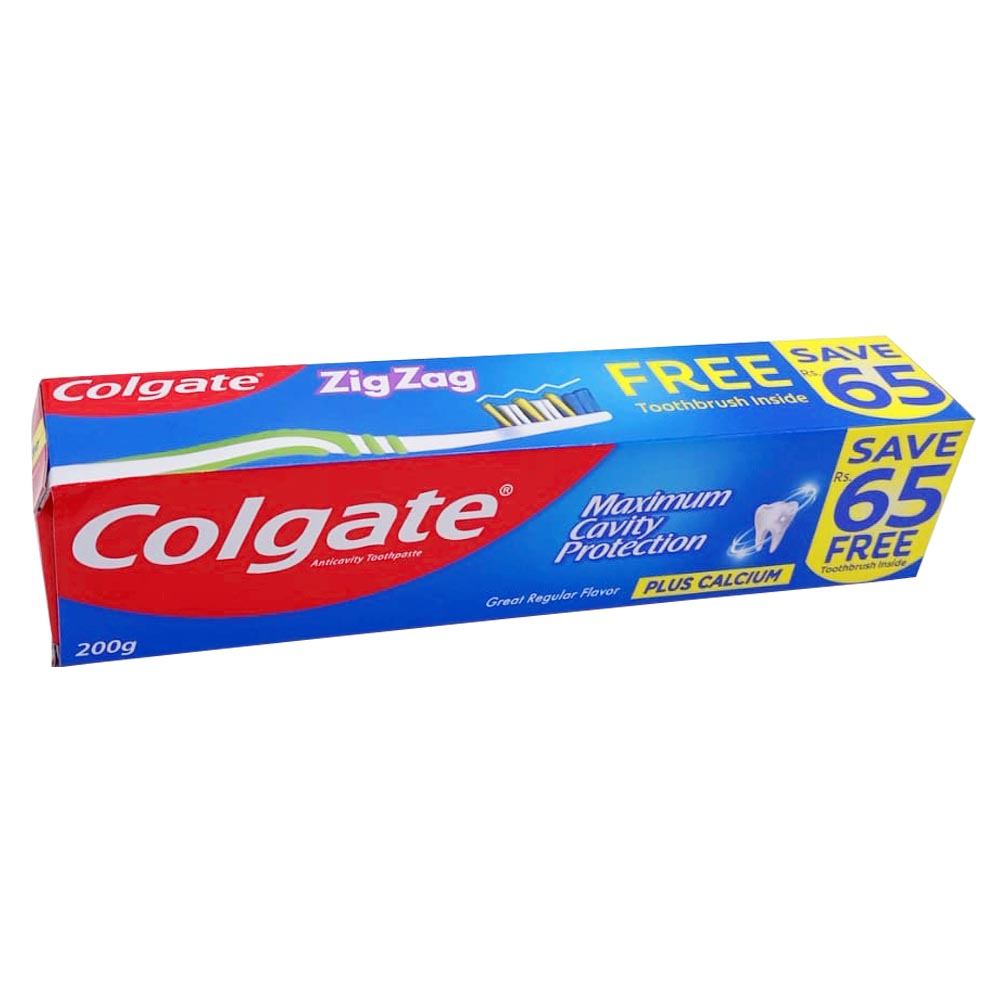 Buy Colgate Maximum Cavity Protection Save Rs:65 Free Toothbrush Inside ...