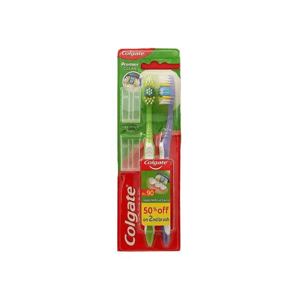 Colgate Premier Clean Medium Brush 50% Off On 2nd Brush