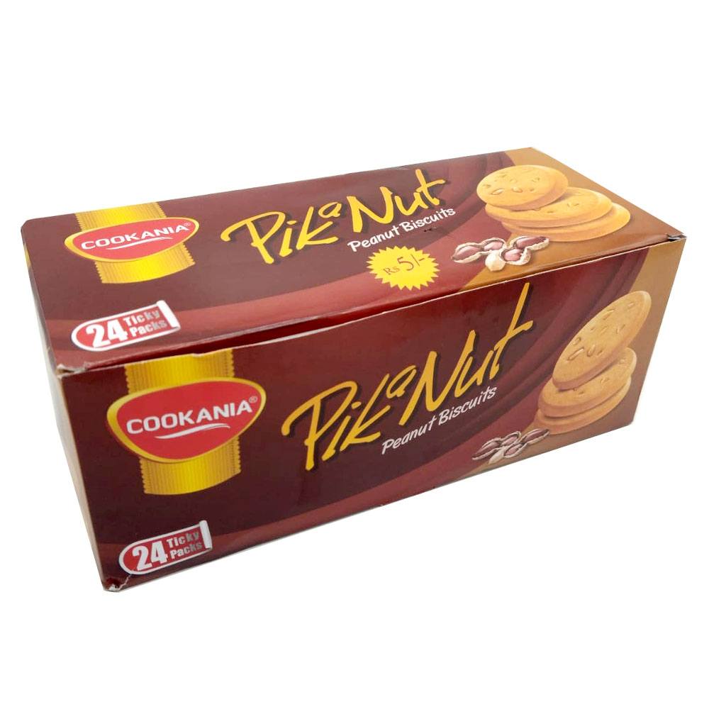 Buy Cookania Pik a Nut Peanut Biscuits Ticky Pack Box At Best Price