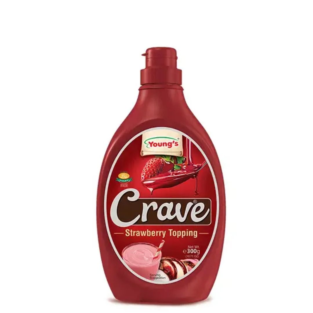 Young's Crave Strawberry Topping (623g)