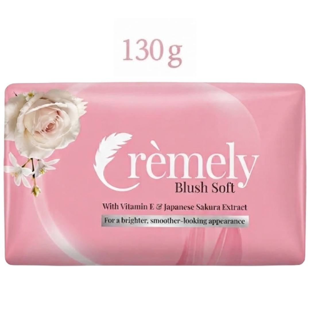 Cremely Blush Soft Pink With Vitamin E Soap (130gm)