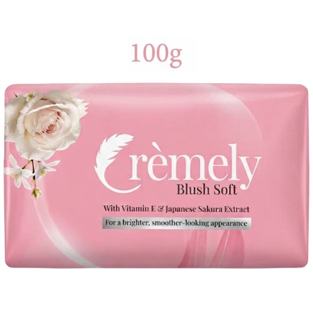 Cremely Blush Soft Pink With Vitamin E Soap (100gm)