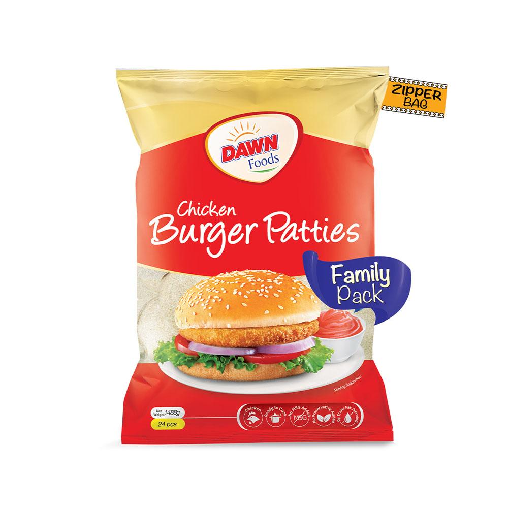Buy Dawn Foods Chicken Burger Patties (Family Pack) Burger