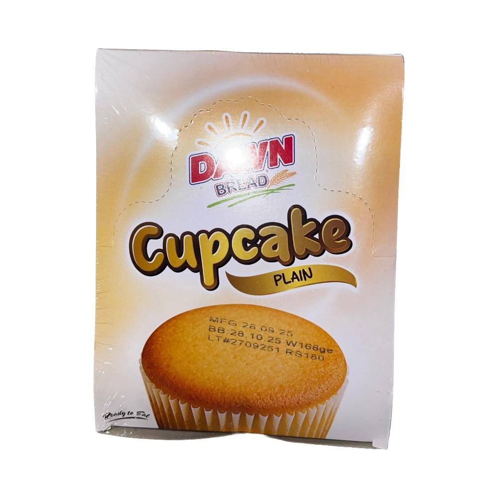 Dawn Plain Cupcake Box (6 Pieces)