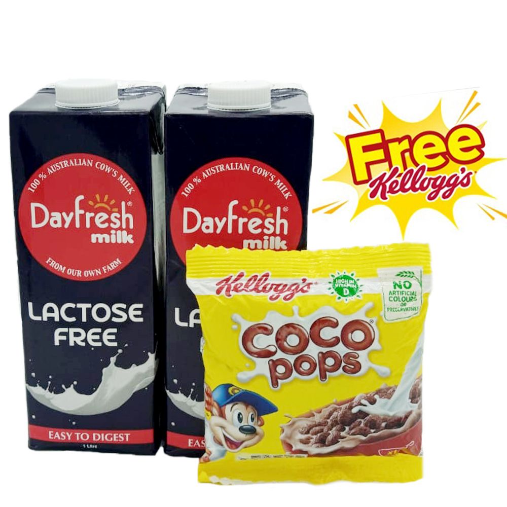 Buy Day Fresh Lactose Free Milk 2Ltr Pack with 1 Pkt CoCo Pops Worth Rs