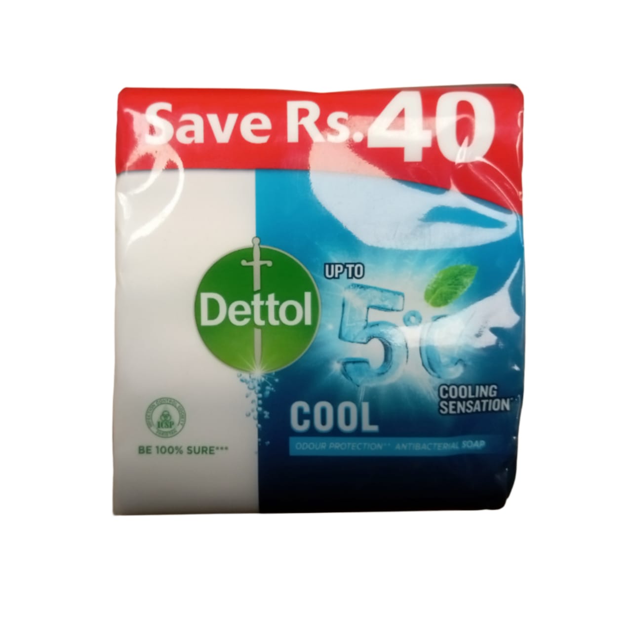 Dettol Cool and Cooling Sensation Soap 4 in 1 Save Rs 40