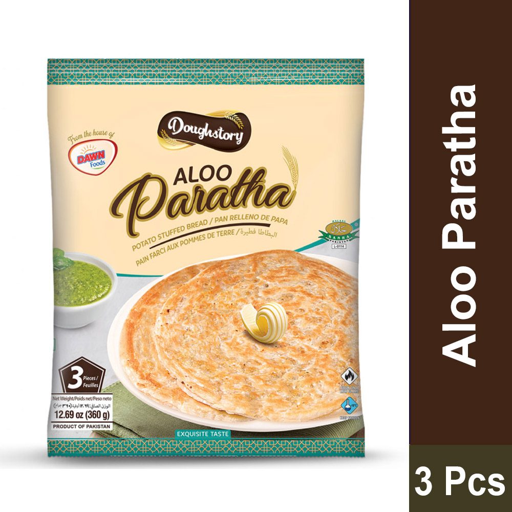 Doughstory Aloo Paratha 3 Pieces (360g)