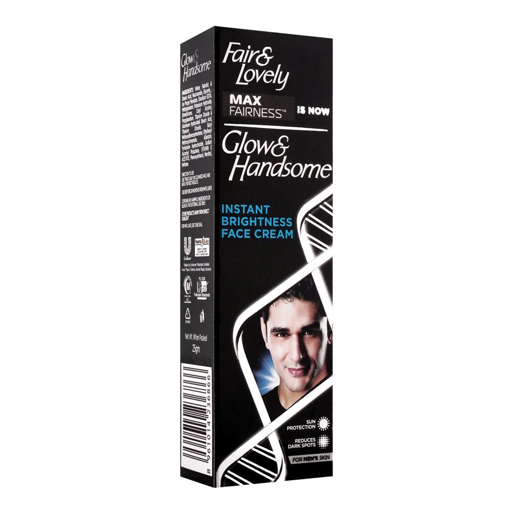 Glow & Handsome Instant Brightness Face Cream for Men