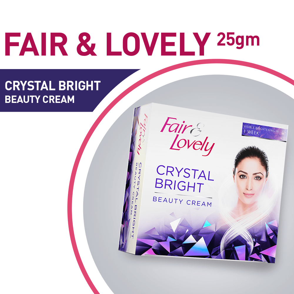 Buy Fair &amp; Lovely is Now Glow &amp; Lovely Crystal Bright Beauty Cream 