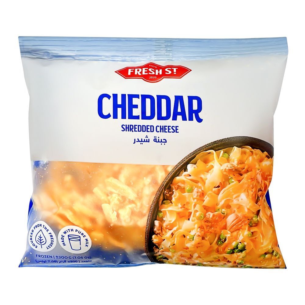 Fresh Cheddar Shredded Cheese (200g)