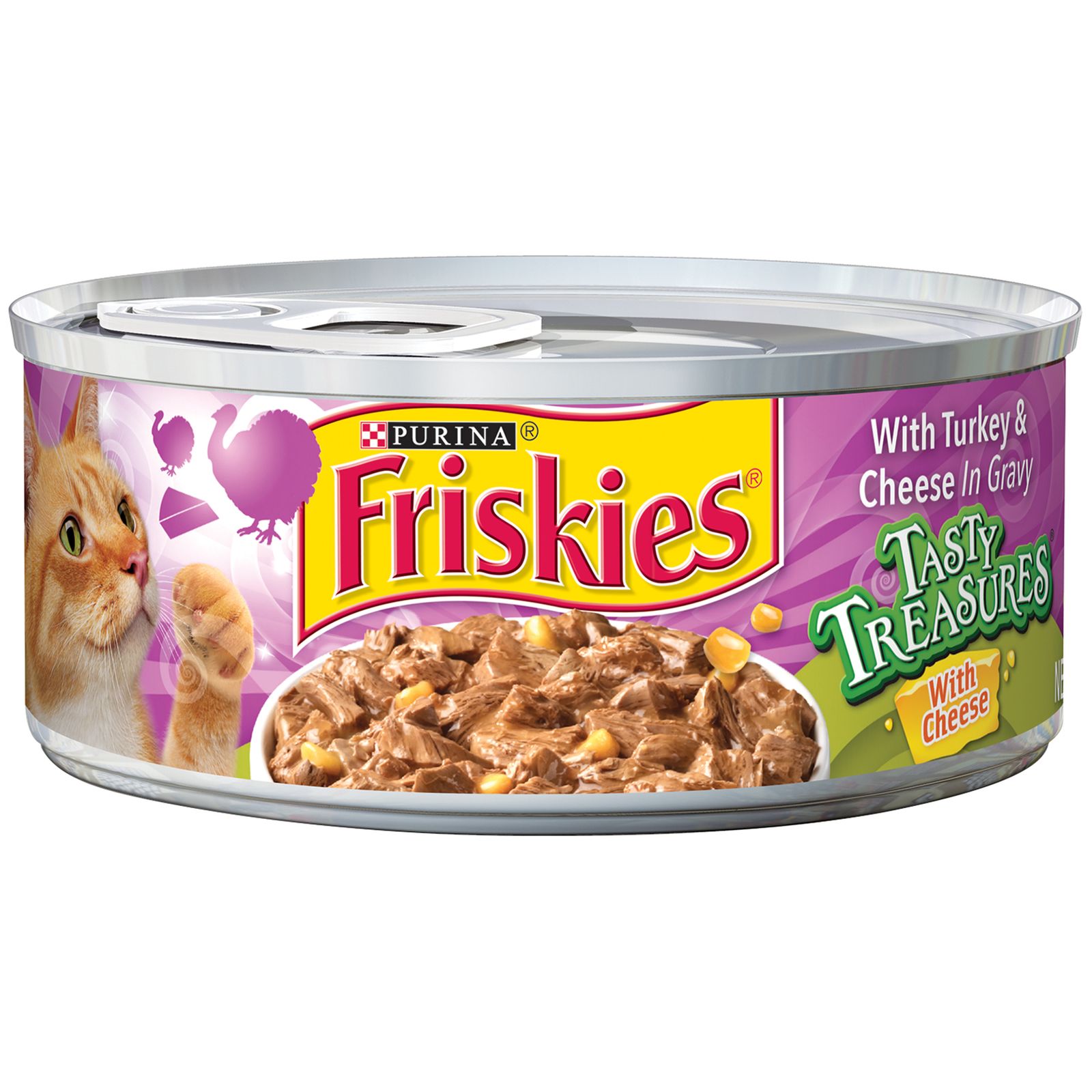 Buy Purina Friskies Tasty Treasures with Turkey & Cheese in Gravy Cat