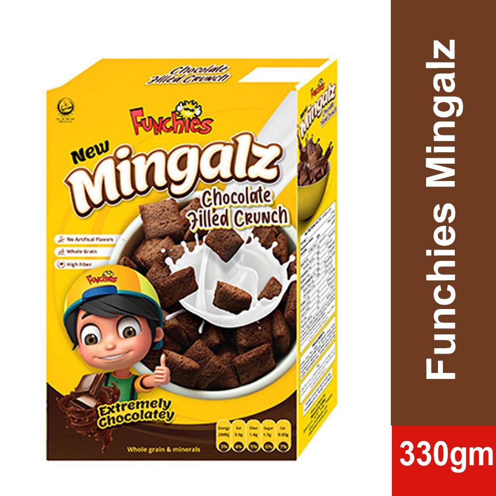 Funchies Mingalz Chocolate Filed Crunch (330g)