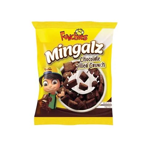 Funchies Mingalz Chocolate Filled Crunch (125g)