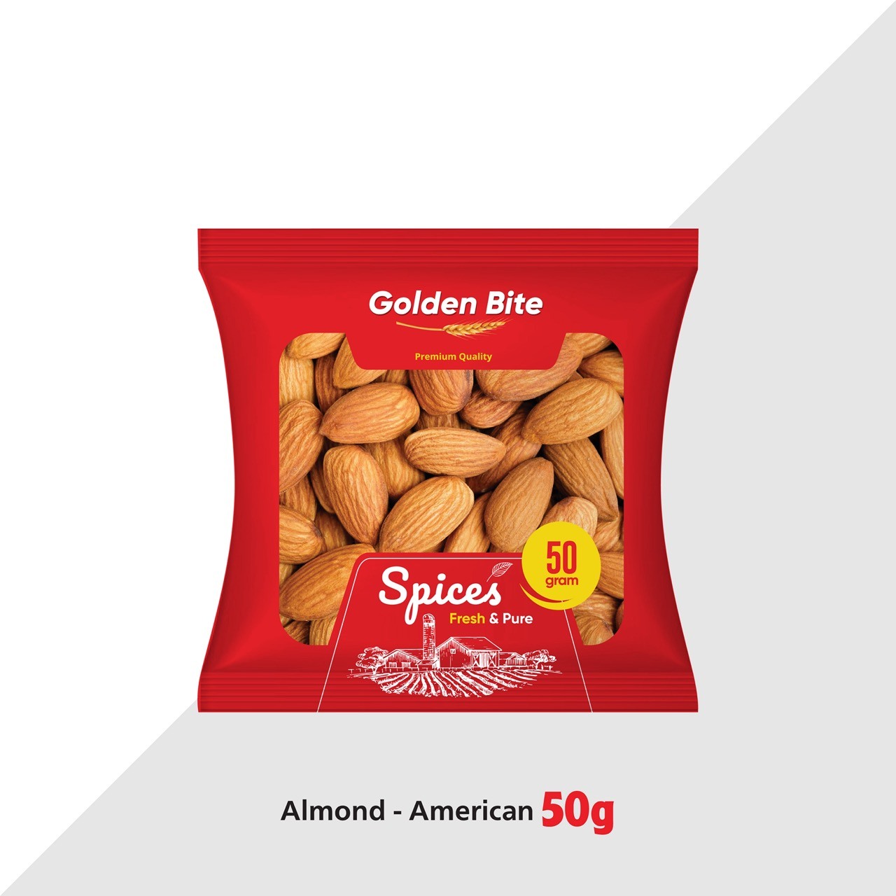 Golden Bite Almond American VIP (50g)