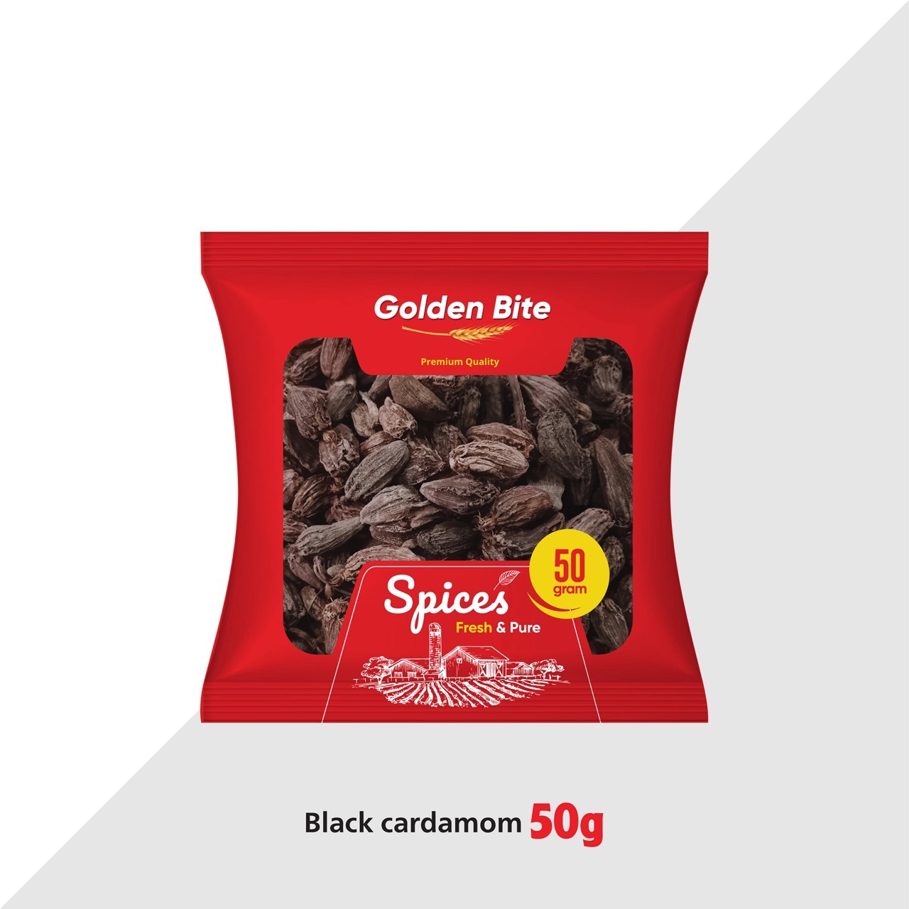 Golden Bite Black Ellaichi Moti (50g)