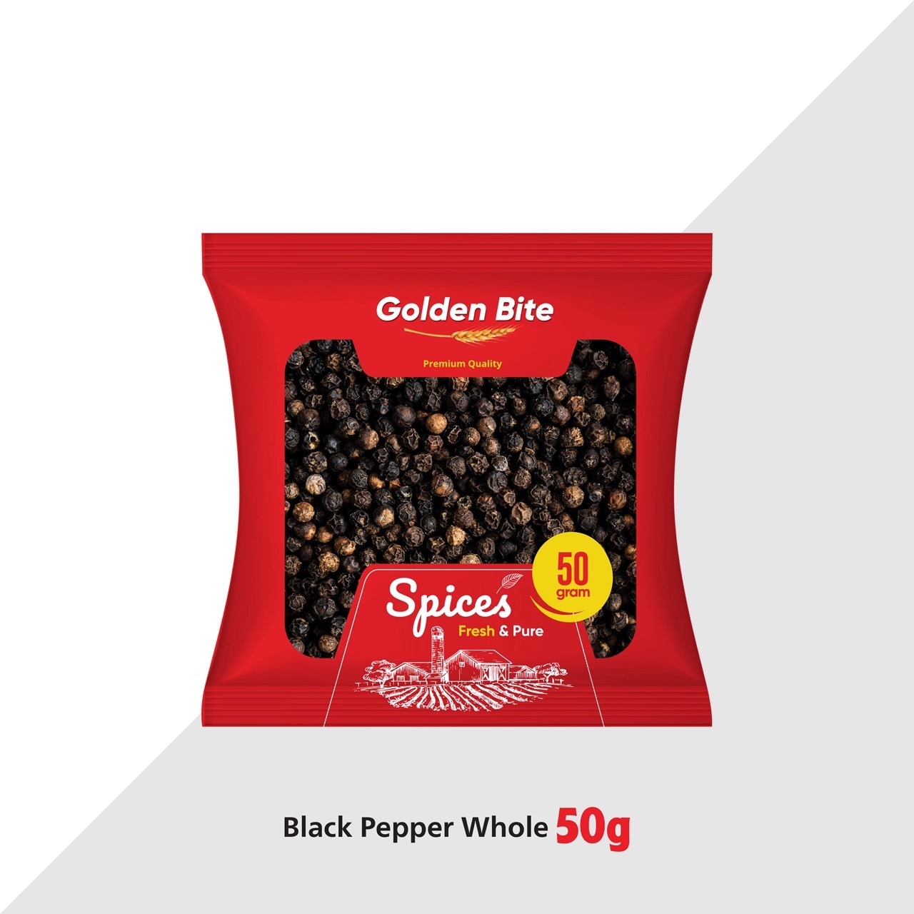 Golden Bite Black Pepper Sabut (50g)
