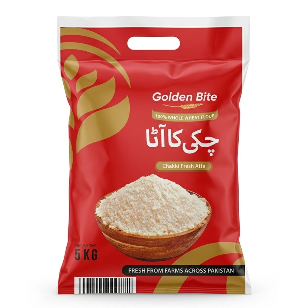 Golden Bite Chakki Atta (5kg)