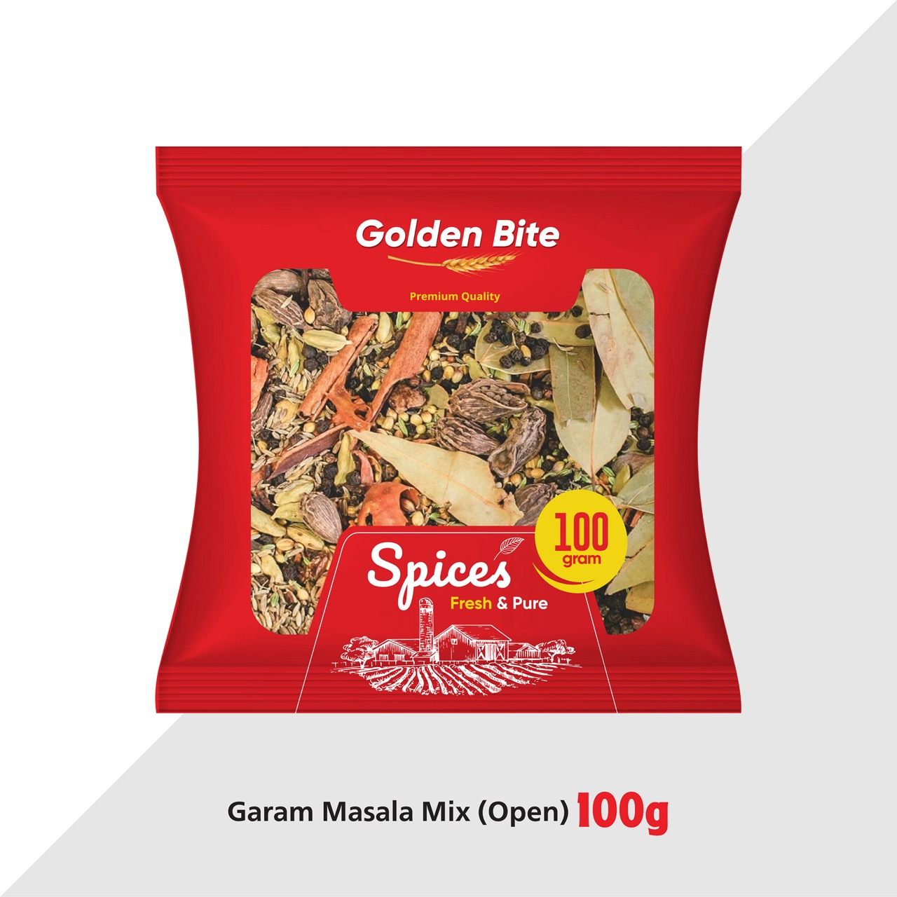 Golden Bite Garam Masala Mix Open (100g)