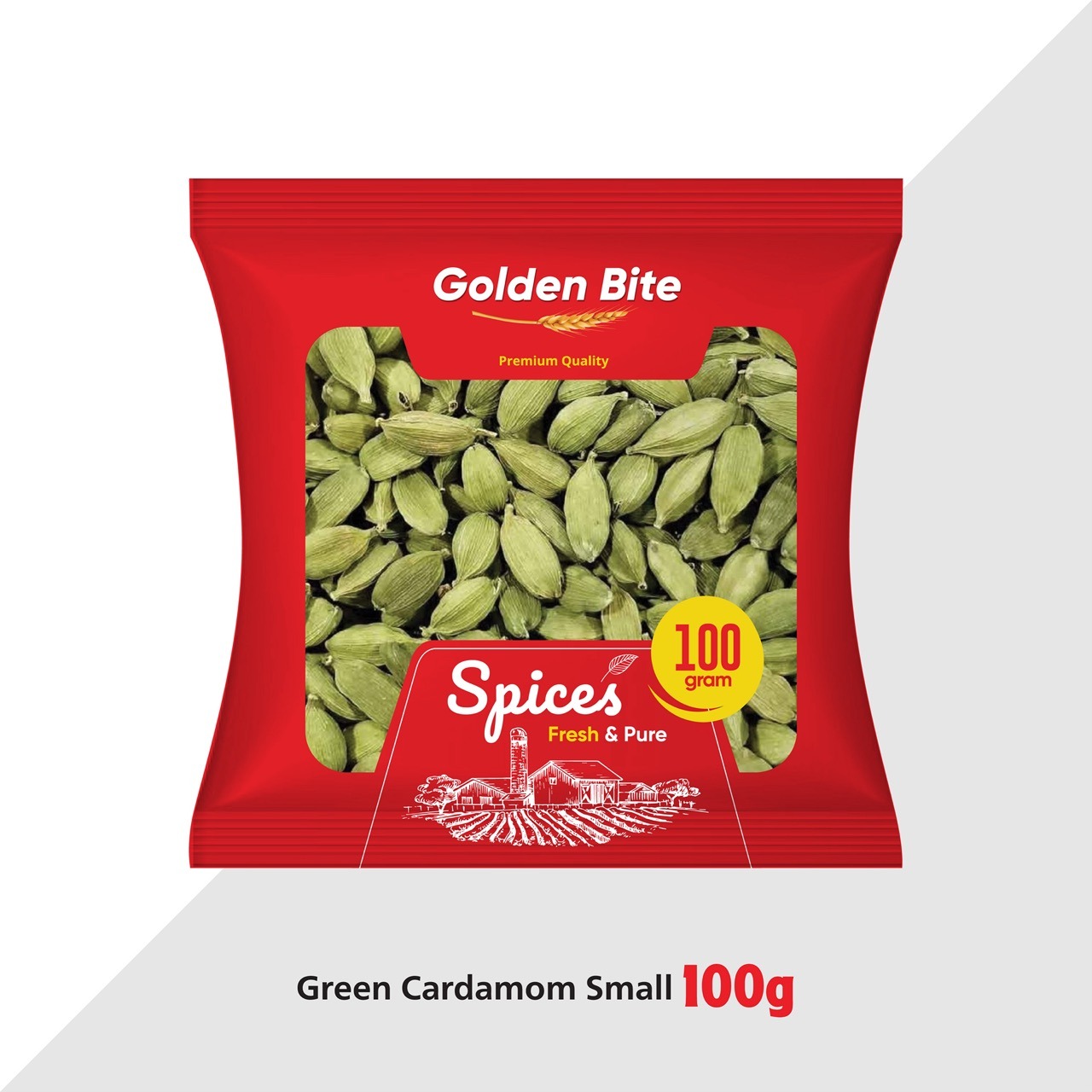 Golden Bite Green Cardamom Small (100g)