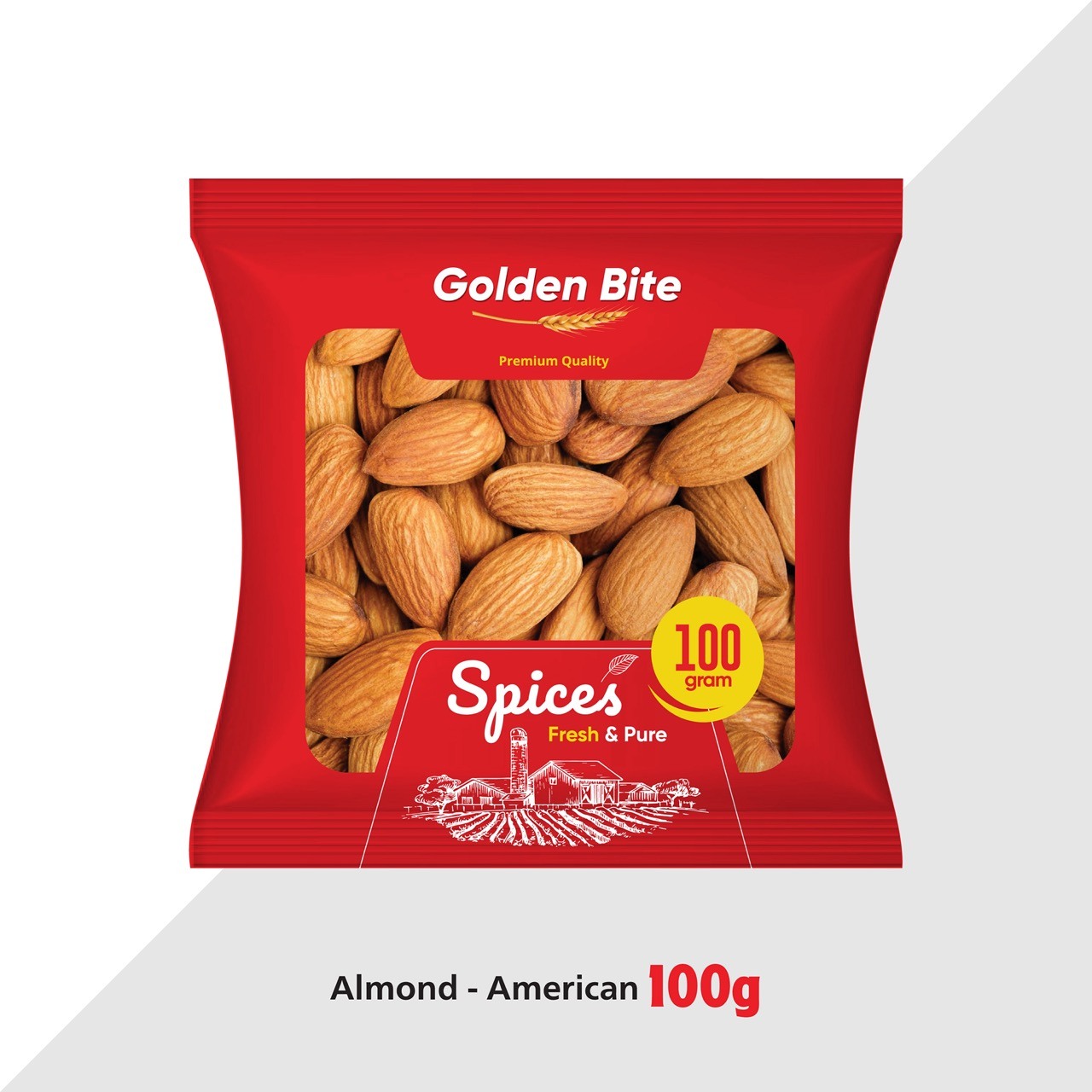 Golden Bite Almond American VIP (100g)