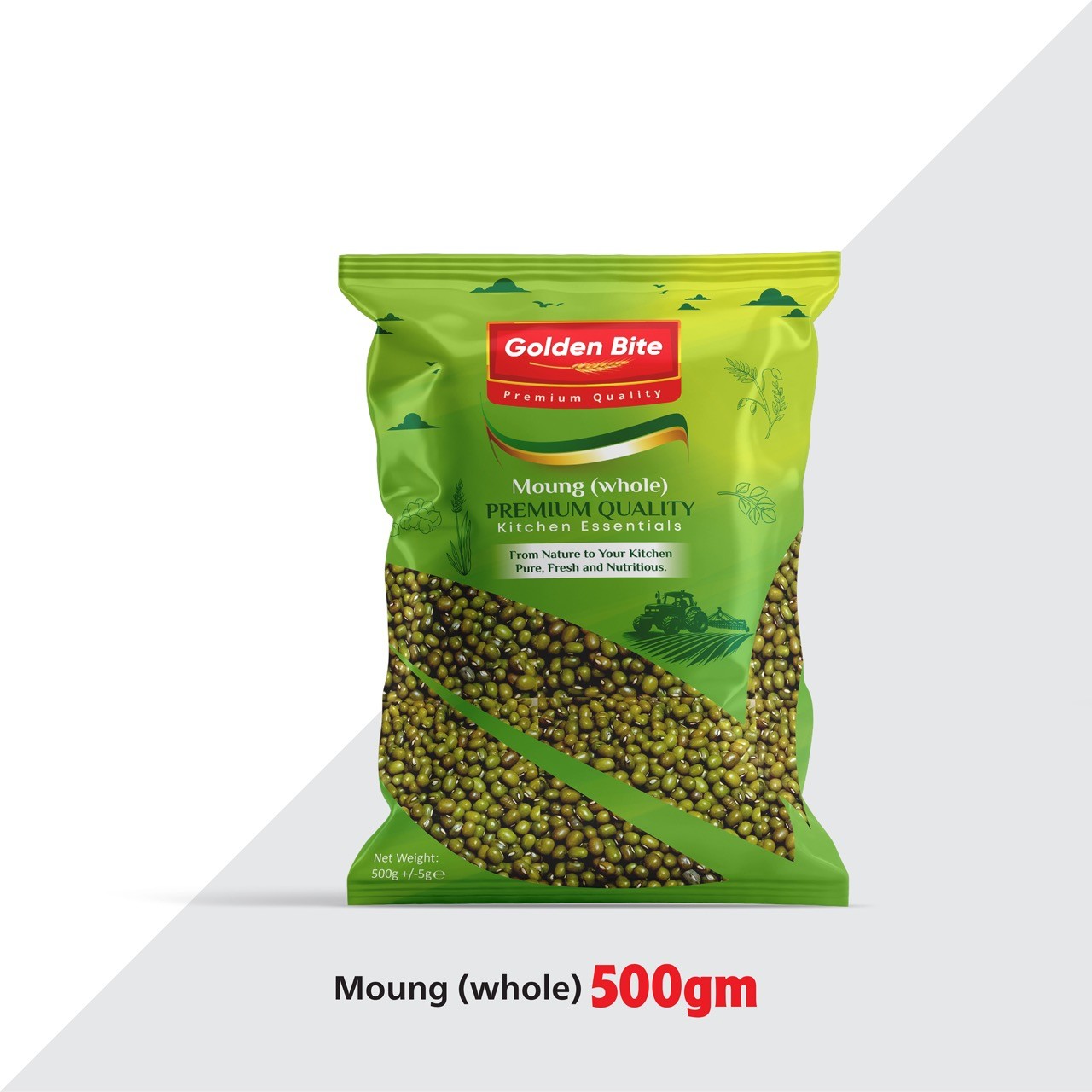 Golden Bite Moong Sabut (500g)