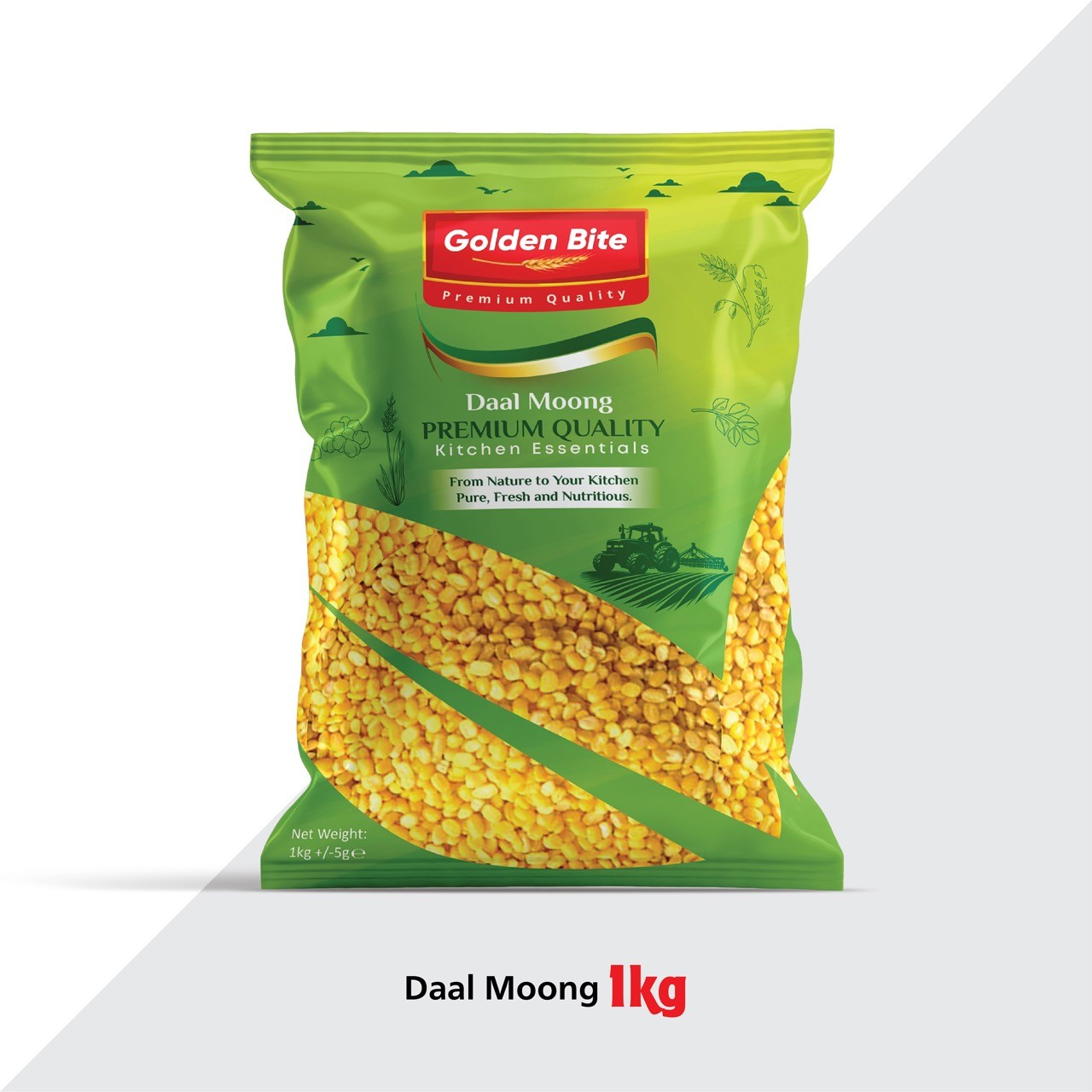 Golden Bite Moong Sabut Moti (1kg)