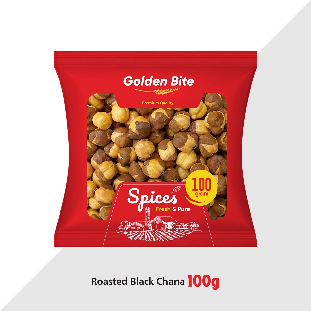 Golden Bite Roasted Black Chana (100g)