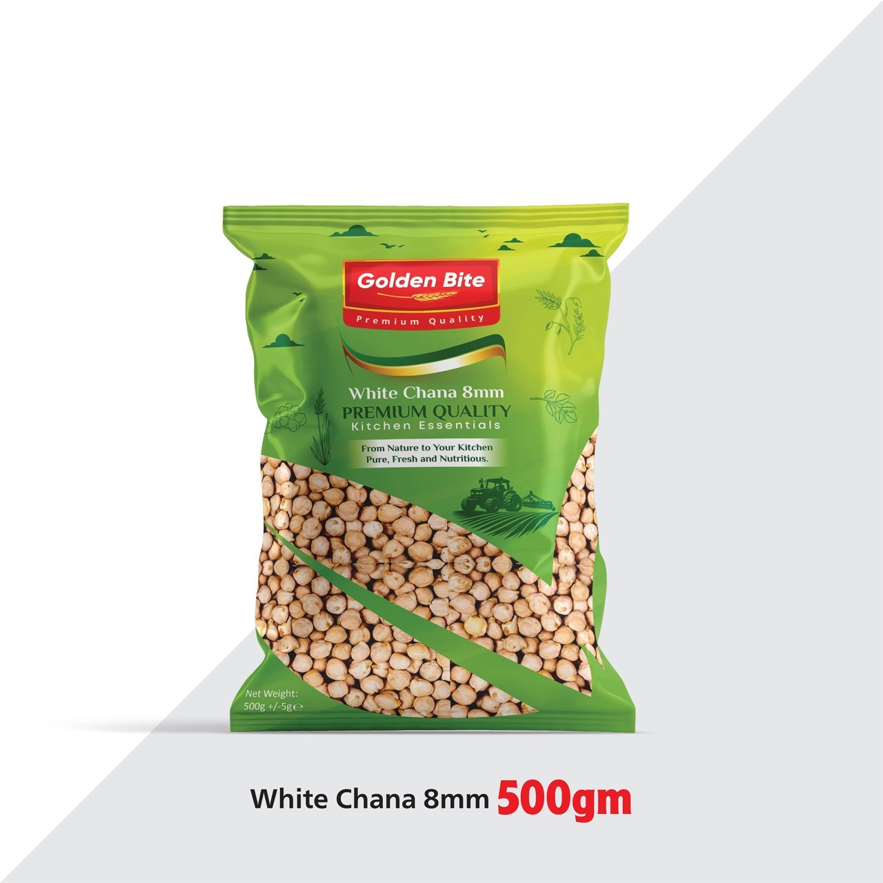 Golden Bite White Chana Mota 500g