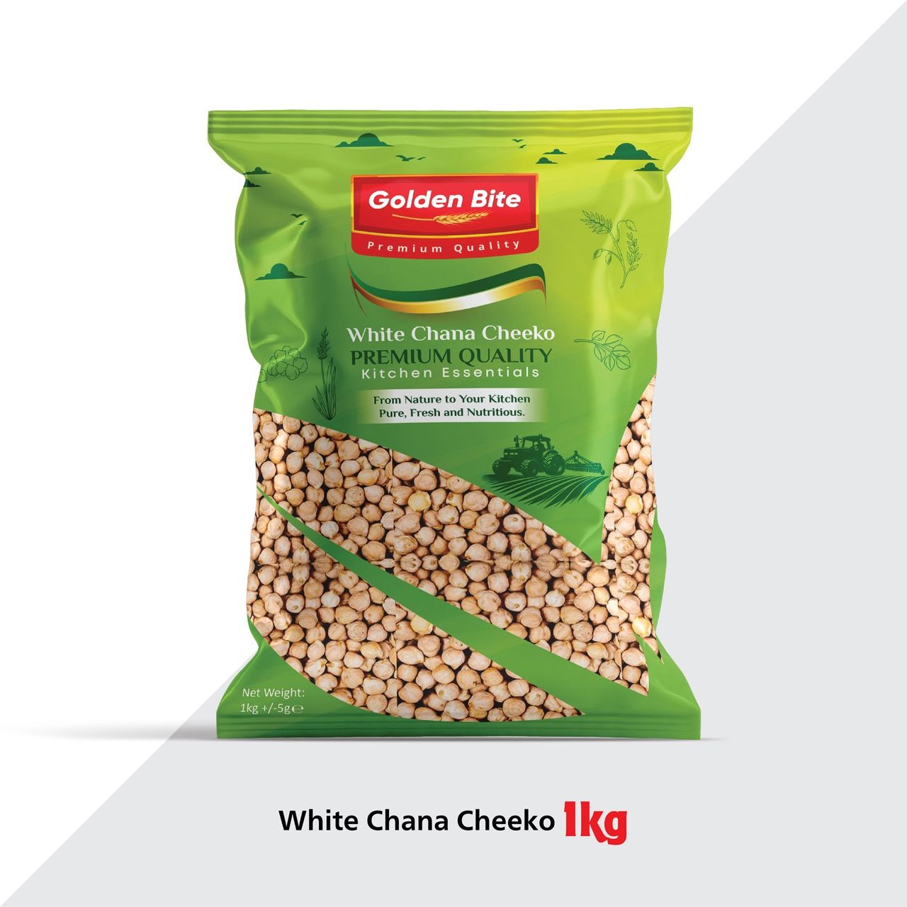 Golden Bite White Chana Cheeko (1kg)
