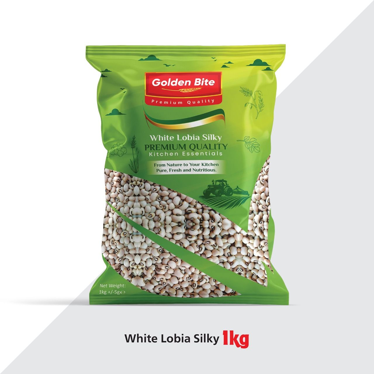 Golden Bite White Lobia Silky (1kg)